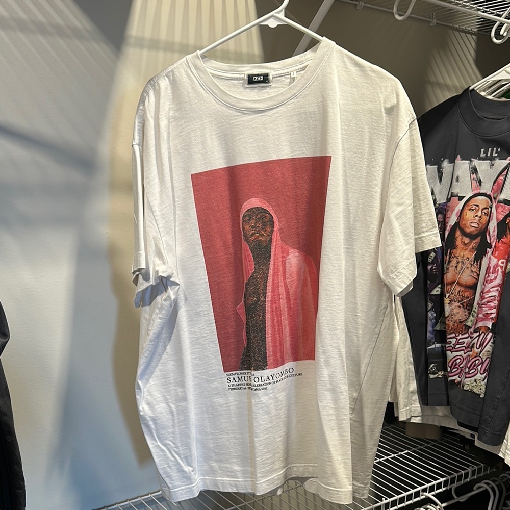 Kith Artist Series Samuel Olayombo Slum Flower Titus Tee Sz. XL